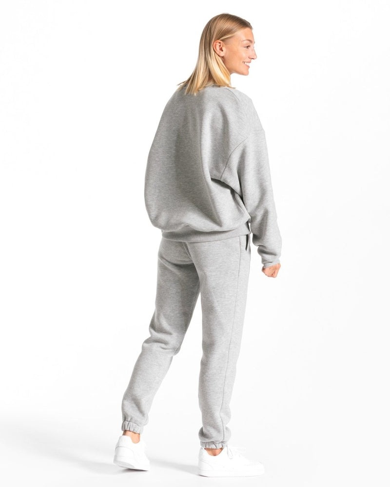 Grey Women Teveo Iconic Oversized Jogger | XHO-7503