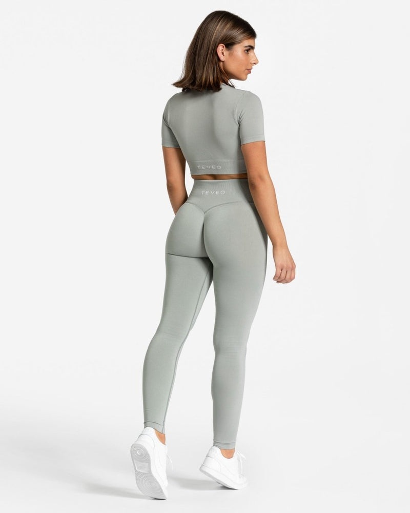 Grey Women Teveo Sensation Leggings | PPW-6954