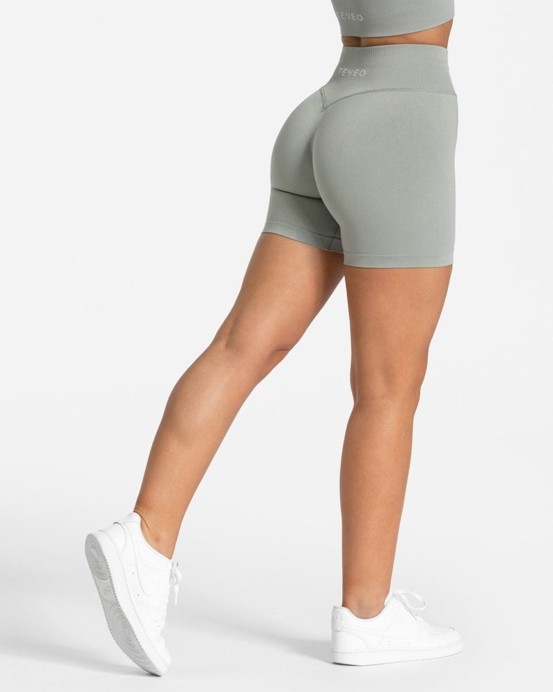 Grey Women Teveo Sensation Mini Shorts | LPE-0765