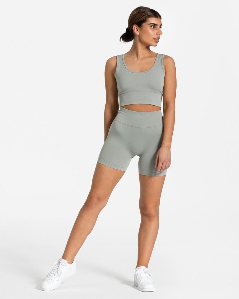 Grey Women Teveo Sensation Mini Shorts | LPE-0765