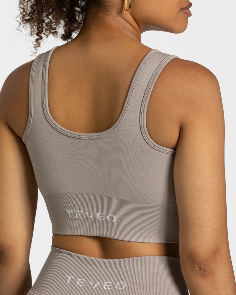 Grey Women Teveo Sensation Sports Bra | PCR-5127