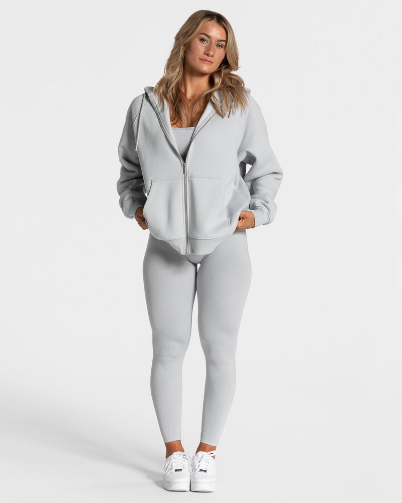 Light Grey Women Teveo Statement Oversized Jackets | KUC-1290