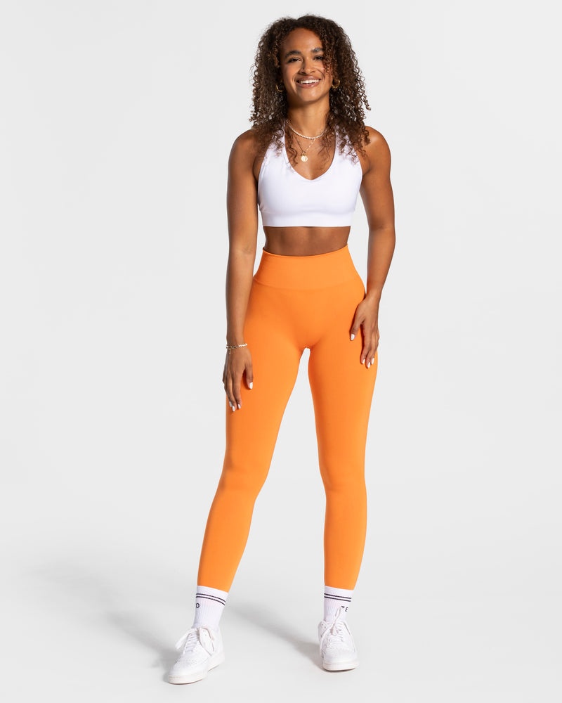 Orange Women Teveo Classy Leggings | YTY-0469