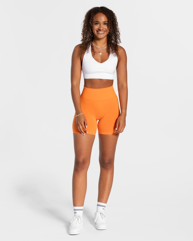 Orange Women Teveo Classy Shorts | WKM-7317