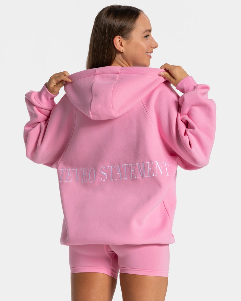 Pink Women Teveo Statement Oversized Jackets | WJU-4980