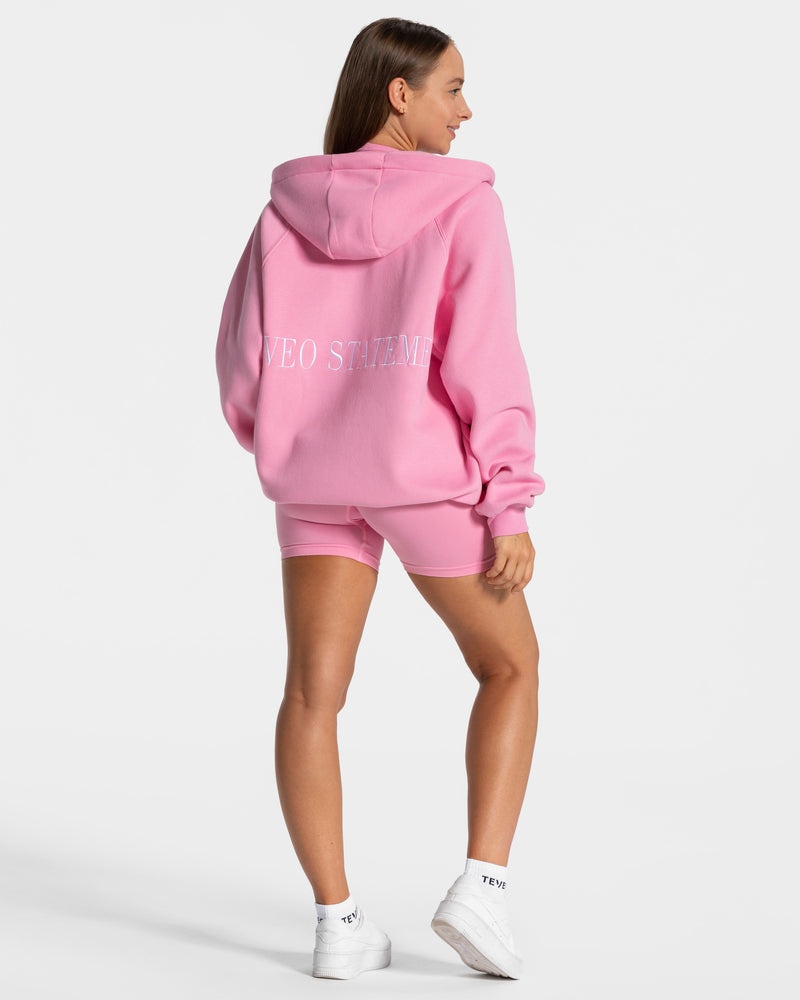 Pink Women Teveo Statement Oversized Jackets | WJU-4980