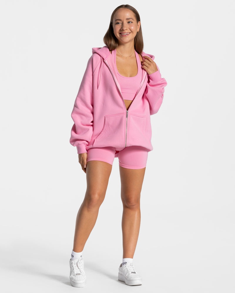 Pink Women Teveo Statement Oversized Jackets | WJU-4980