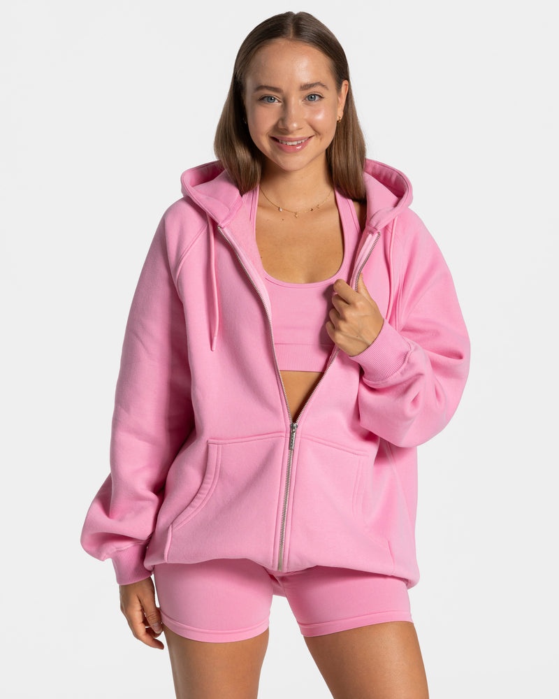 Pink Women Teveo Statement Oversized Jackets | WJU-4980