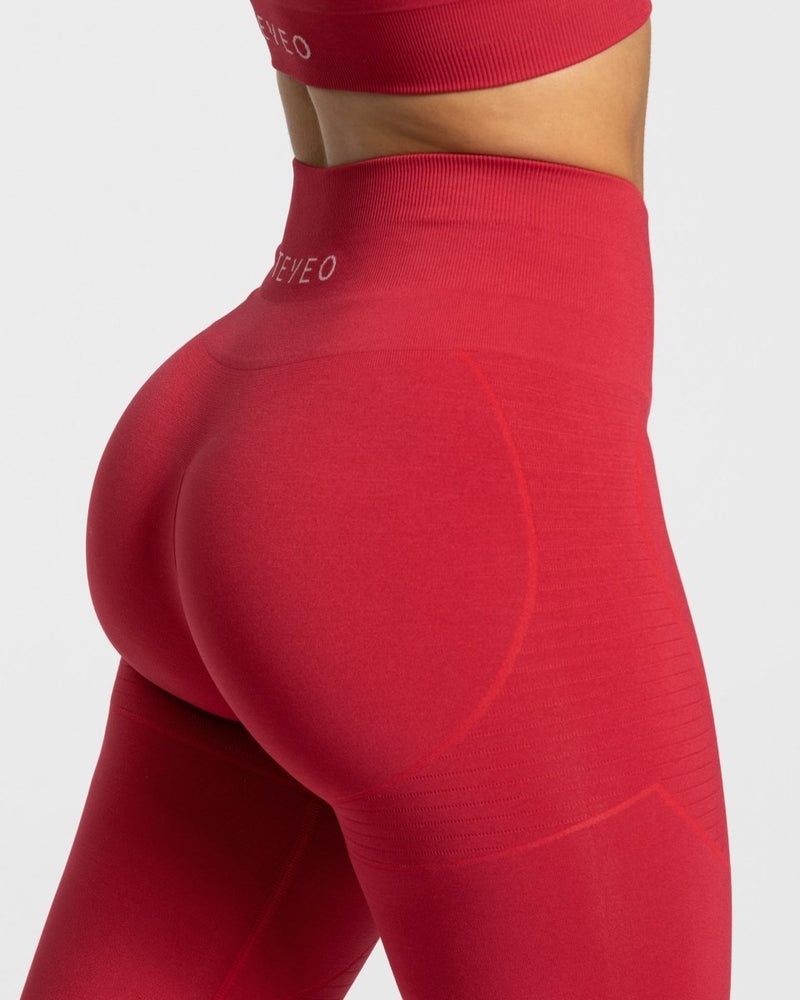 Red Women Teveo True Leggings | DQI-9405