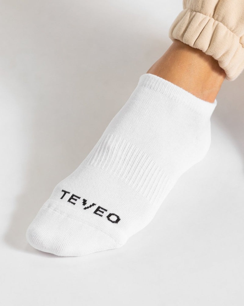 White Women Teveo Active (2pcs) Socks | GYC-4487