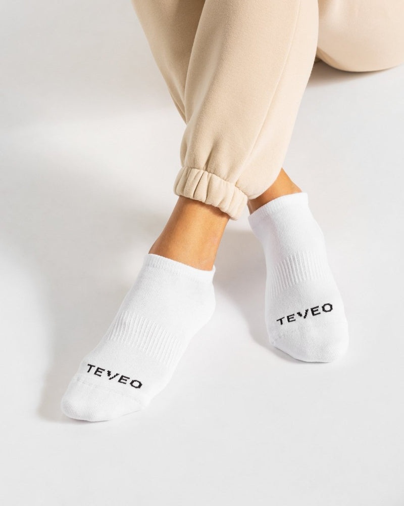 White Women Teveo Active (2pcs) Socks | GYC-4487