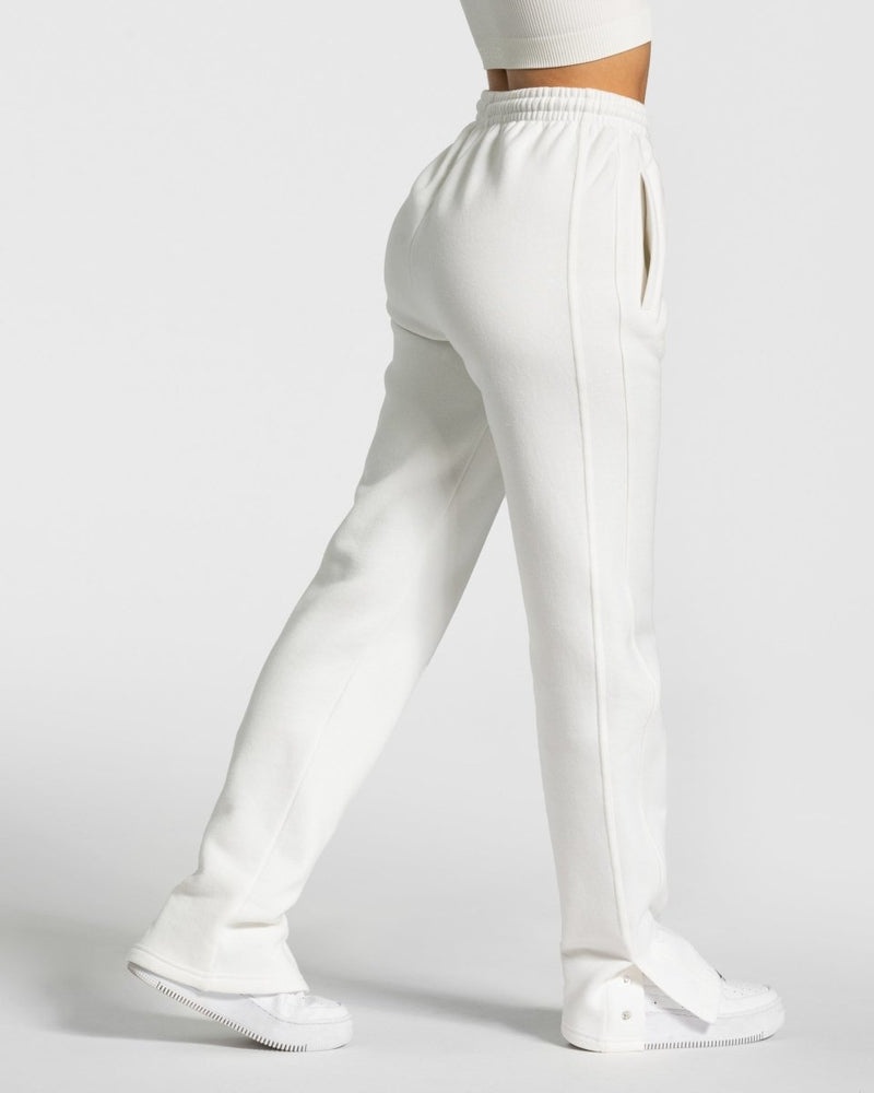 White Women Teveo Sassy Slit Jogger | IDB-1135