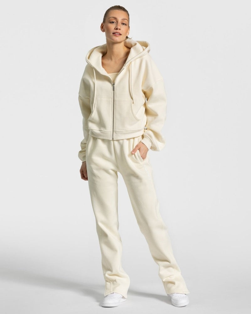 White Women Teveo Sassy Slit Jogger | RQL-6986