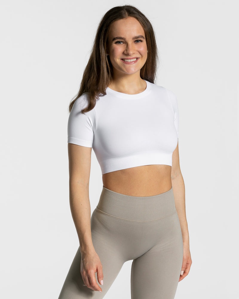 White Women Teveo Sensation Crop Tops | YSA-1265