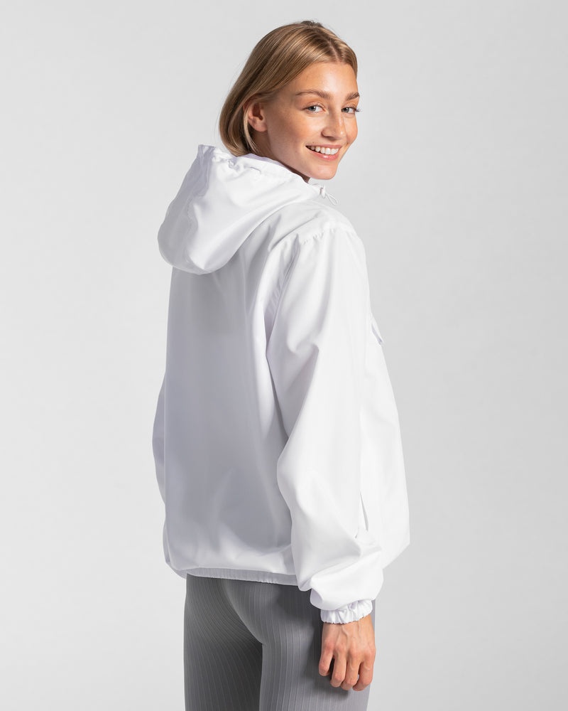 White Women Teveo Statement Windbreaker | LPT-2097