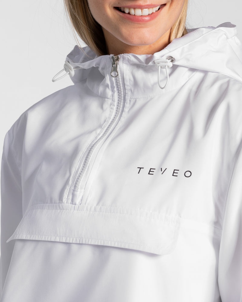 White Women Teveo Statement Windbreaker | LPT-2097