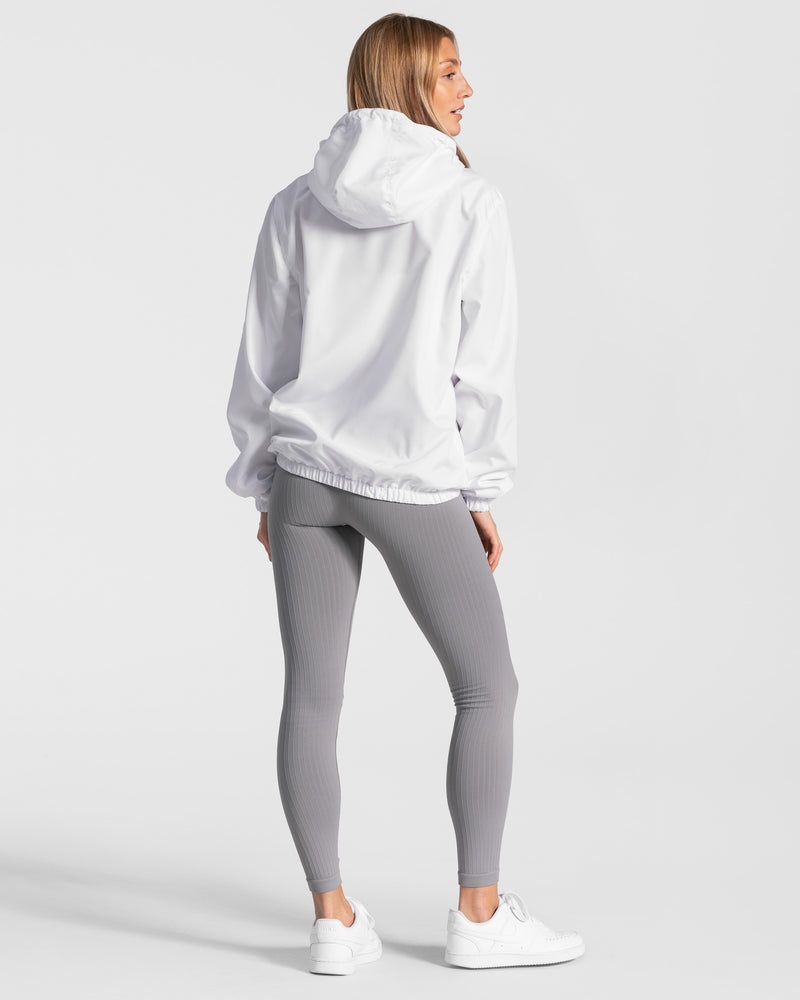 White Women Teveo Statement Windbreaker | LPT-2097